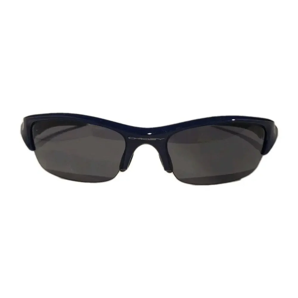 NEW Oakley Flak Jacket MHP Blue Frame Grey Lens Y2K Vintage Sunglasses AUTHENTIC